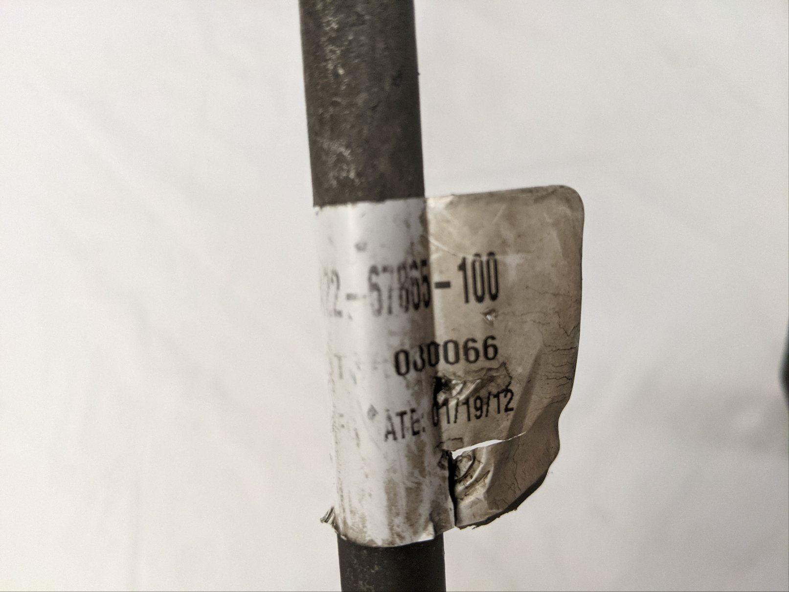 Used Burgaflex A/C H02 To Compressor Hose Assembly - P/N A22-67865-100