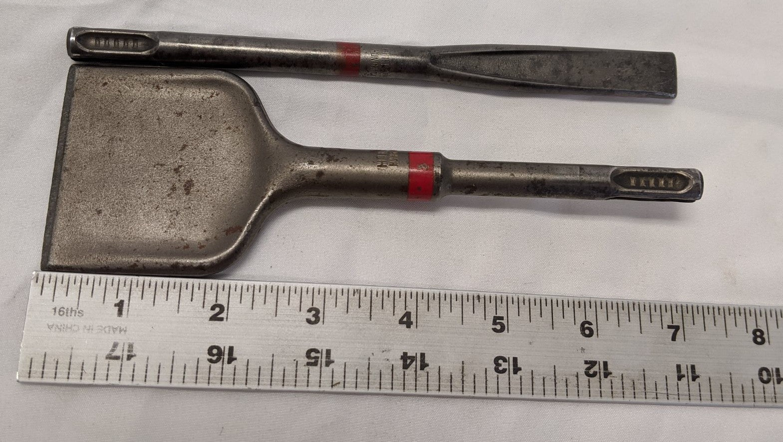 Hilti SDS+ Flat Chisel Set - 3pc - CP-FM-18, CP-SPM-6/18