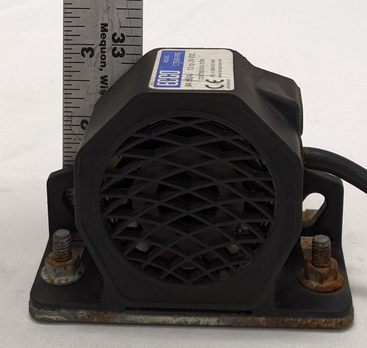 ECCO CT500-FRE Continuous Tone Backup Alarm 12-24V Used