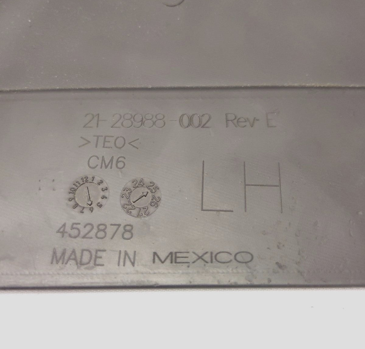 Freightliner LH Air Dam Outer Bumper Cover -P/N 21-28988-002