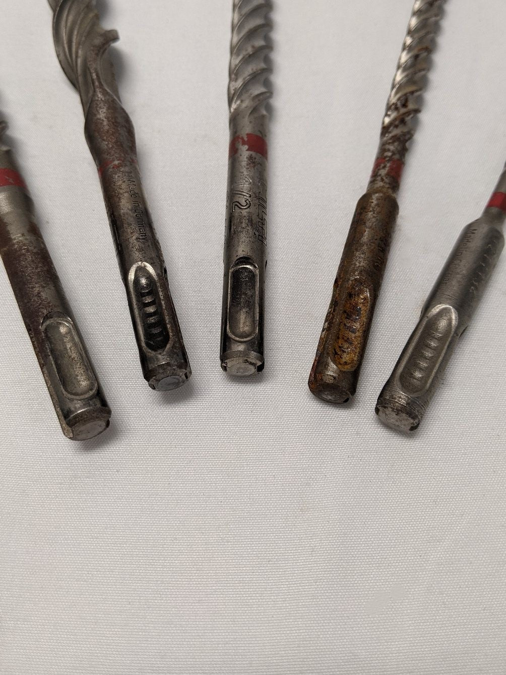 Hilti TE-CX SDS+ Masonry Drill Bit - Lot 5pc 1/4-3/4x12"