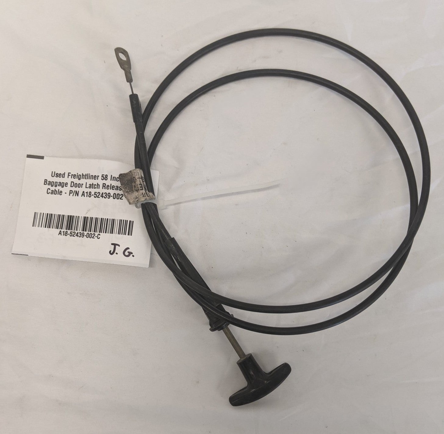 A18-52439-002 - Freightliner 58" Baggage Door Latch Release Cable