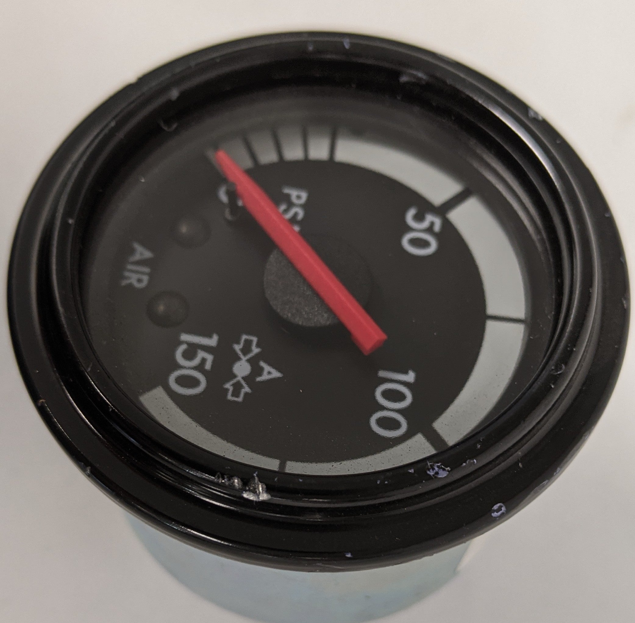 Freightliner FLD Black Air Pressure Dash Gauge - P/N  A22-38910-000 (8909670580540)