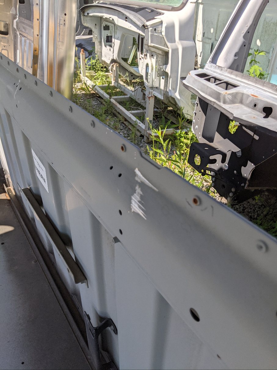 Damaged Freightliner M2 Extended Cab Shell