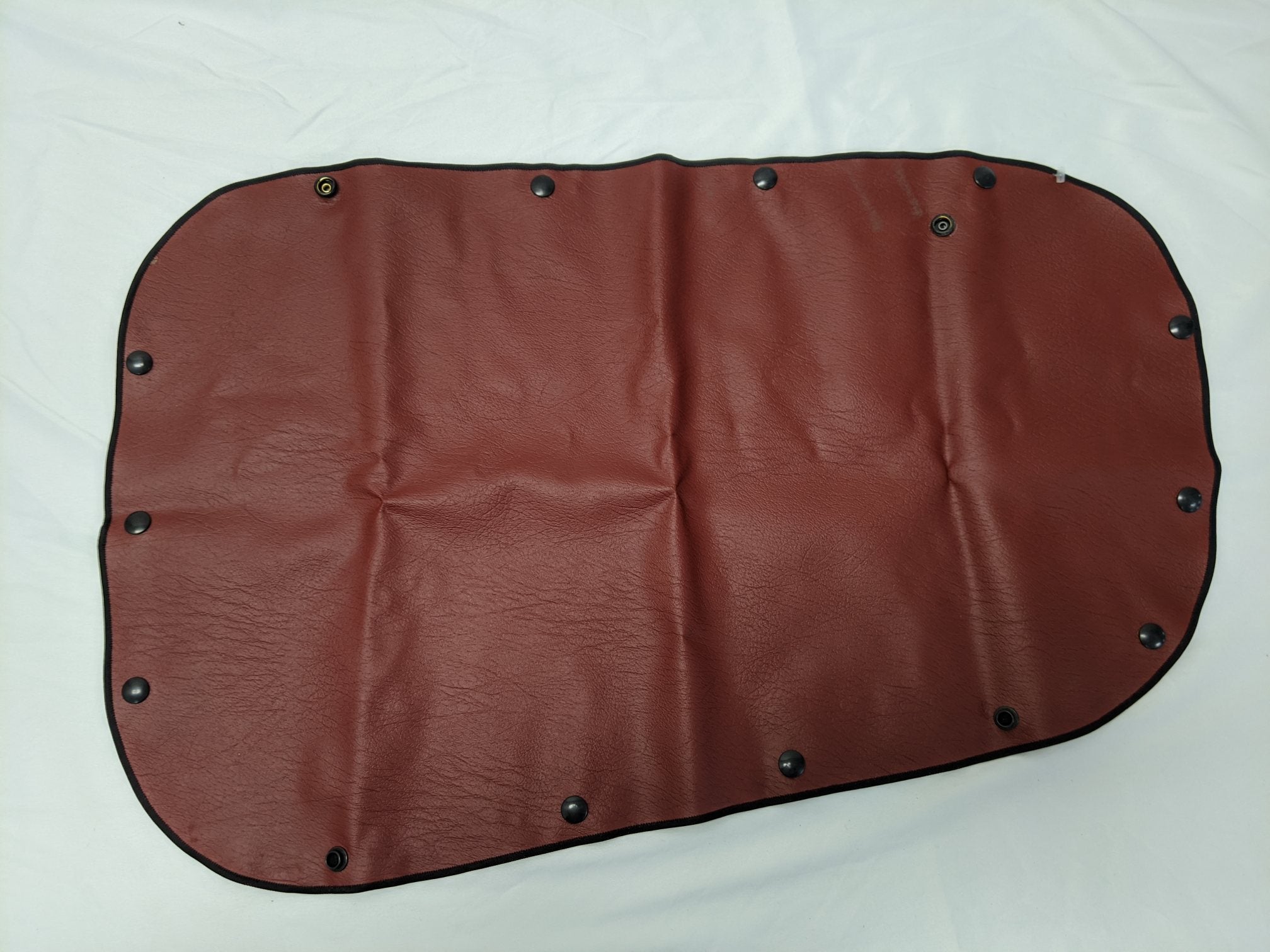 Freightliner RH Red Walk Thru Side Window Curtain - P/N W18-00018-015