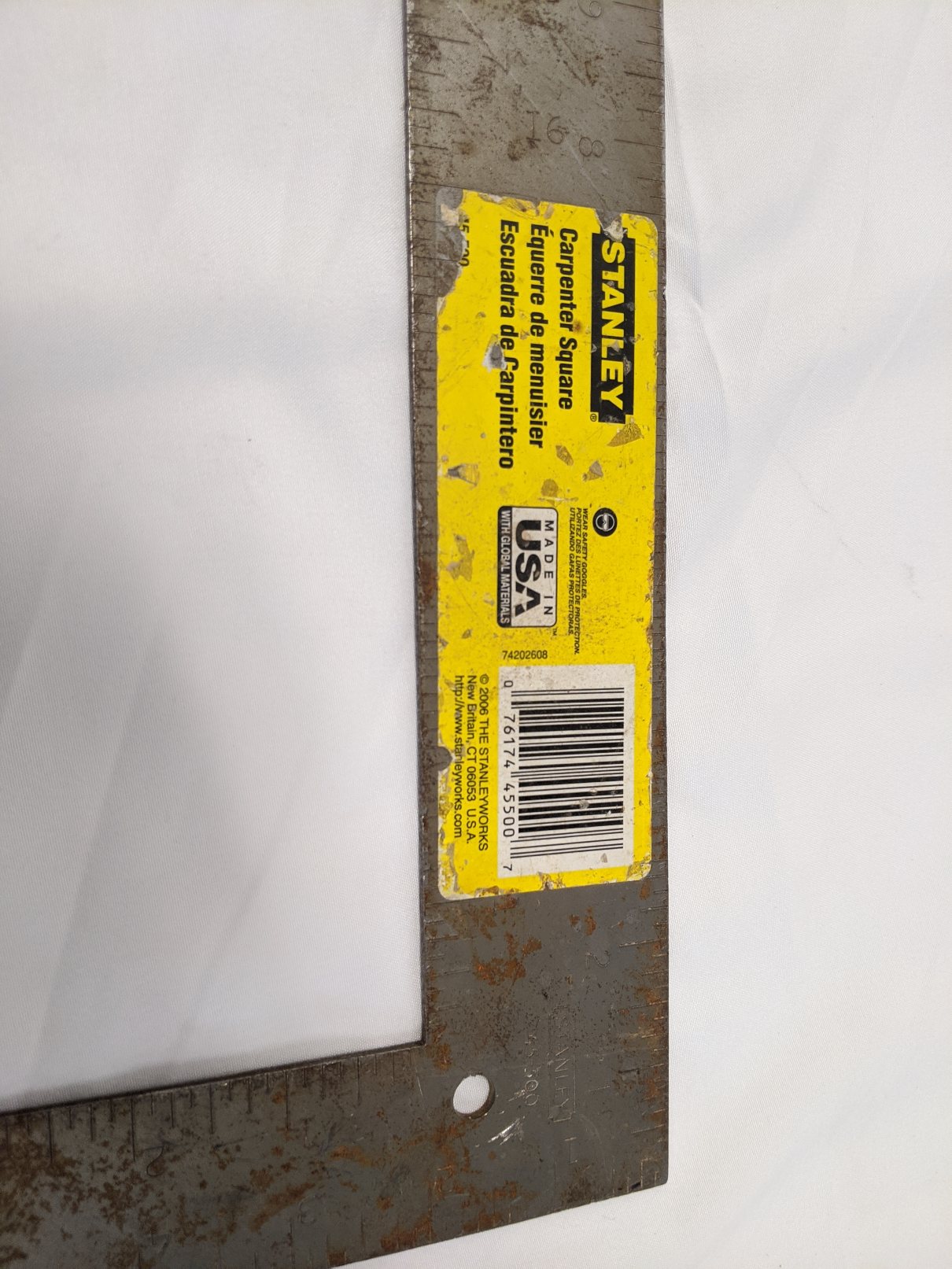 24" x 16" Carpenter Squares - Stanley, Empire, Pittsburgh, Mixed Lot of 6 Used