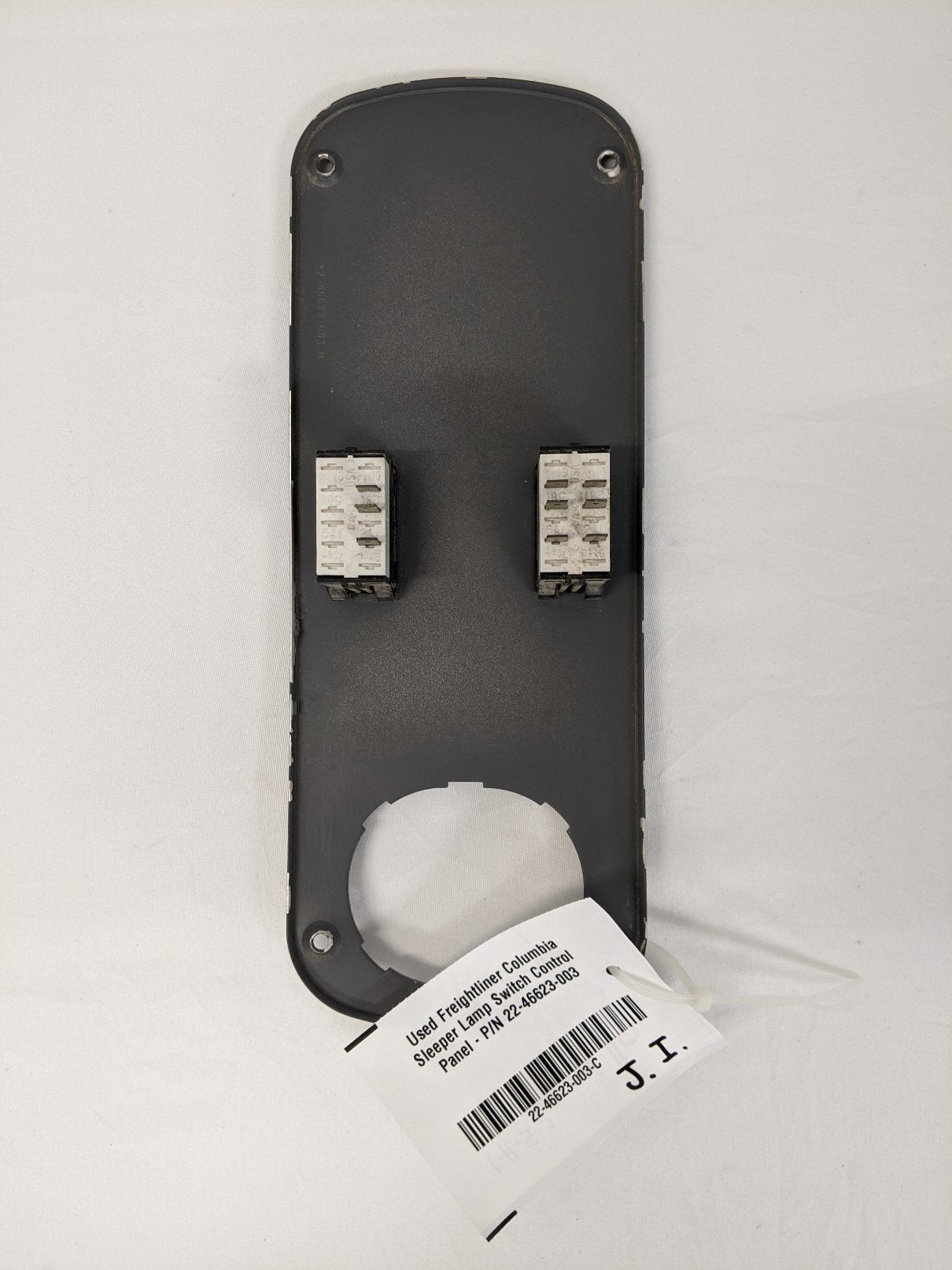 Used Freightliner Columbia Sleeper Lamp Switch Control Panel - P/N 22-46623-003