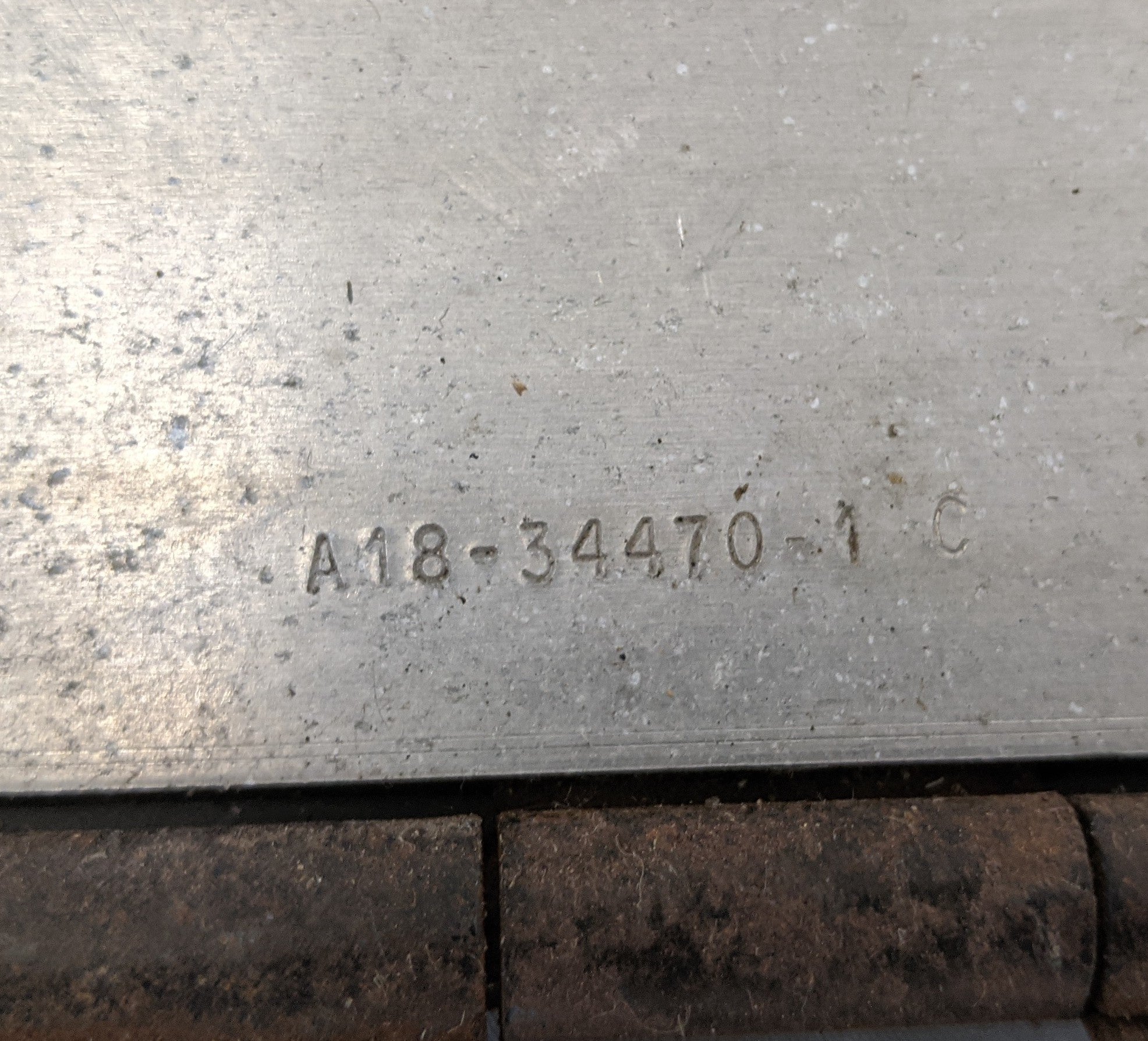 Used Freightliner Columbia LH B-Pillar Electrical Access Door -P/N A18-34470-001 (10090783146300)
