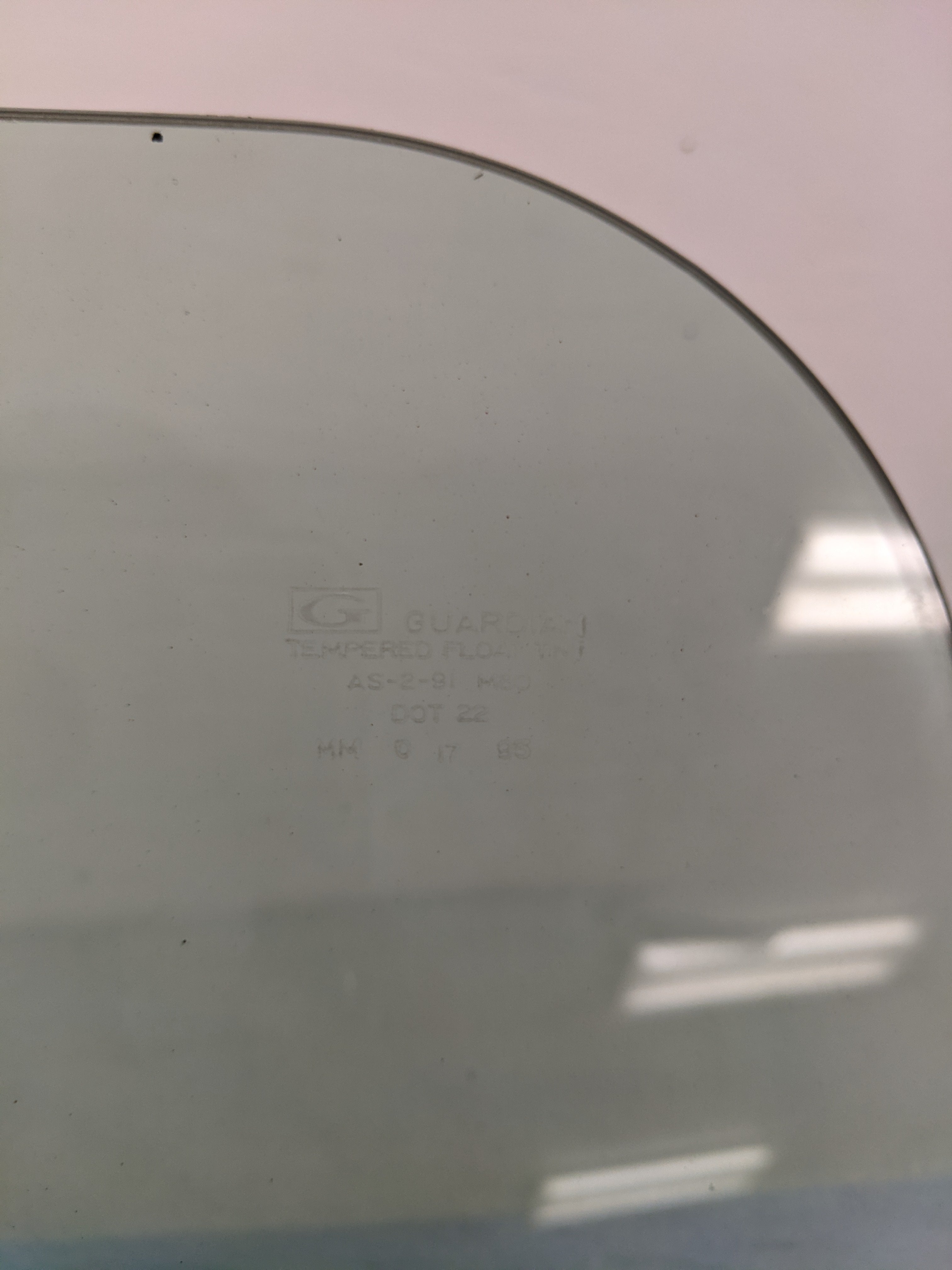 Used Freightliner FLD RH TNT Air Op Door Window Glass w/ Etching-P/N 18-17450-001 (10098627117372)