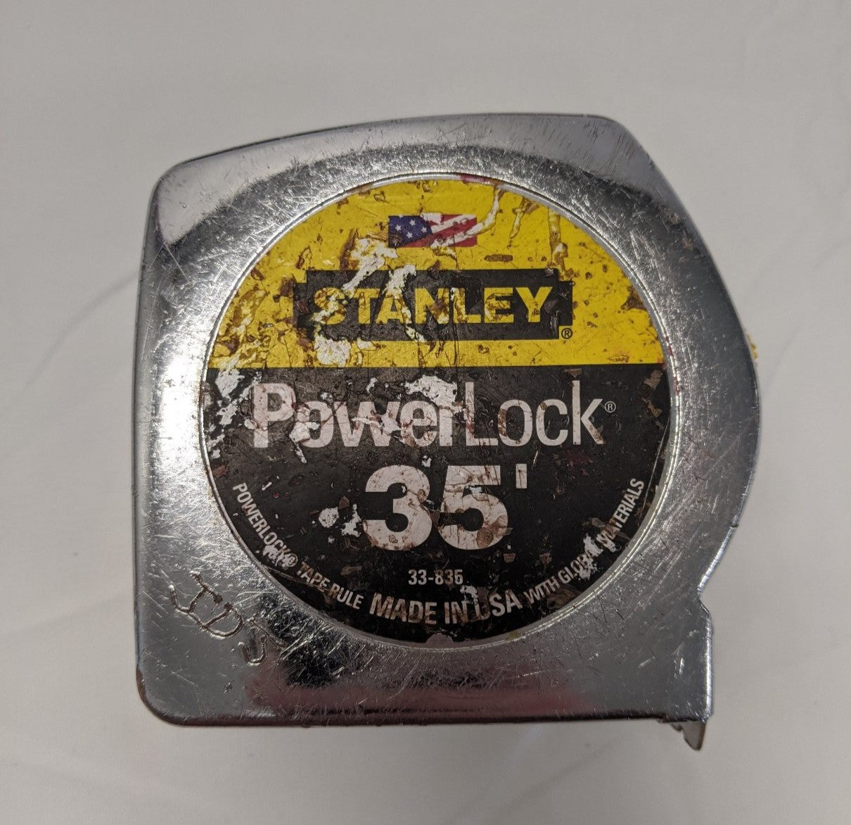 35 Foot Tape Measures | Lot of 3 | Stanley PowerLock FatMax Lufkin | Used