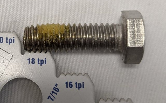 5/16"-18 x 1" Stainless Steel Hex Bolts - 18-8 (304), Fully Threaded, Lot of 50