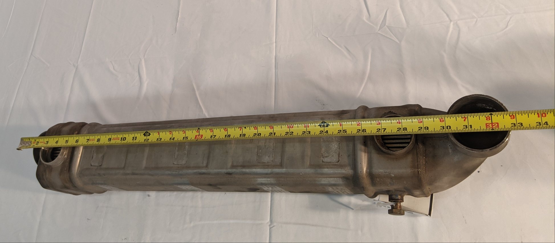 Used Detroit DD15 Engine Exhaust Gas Cooler - P/N: A 472 140 04 75 (10071150428476)