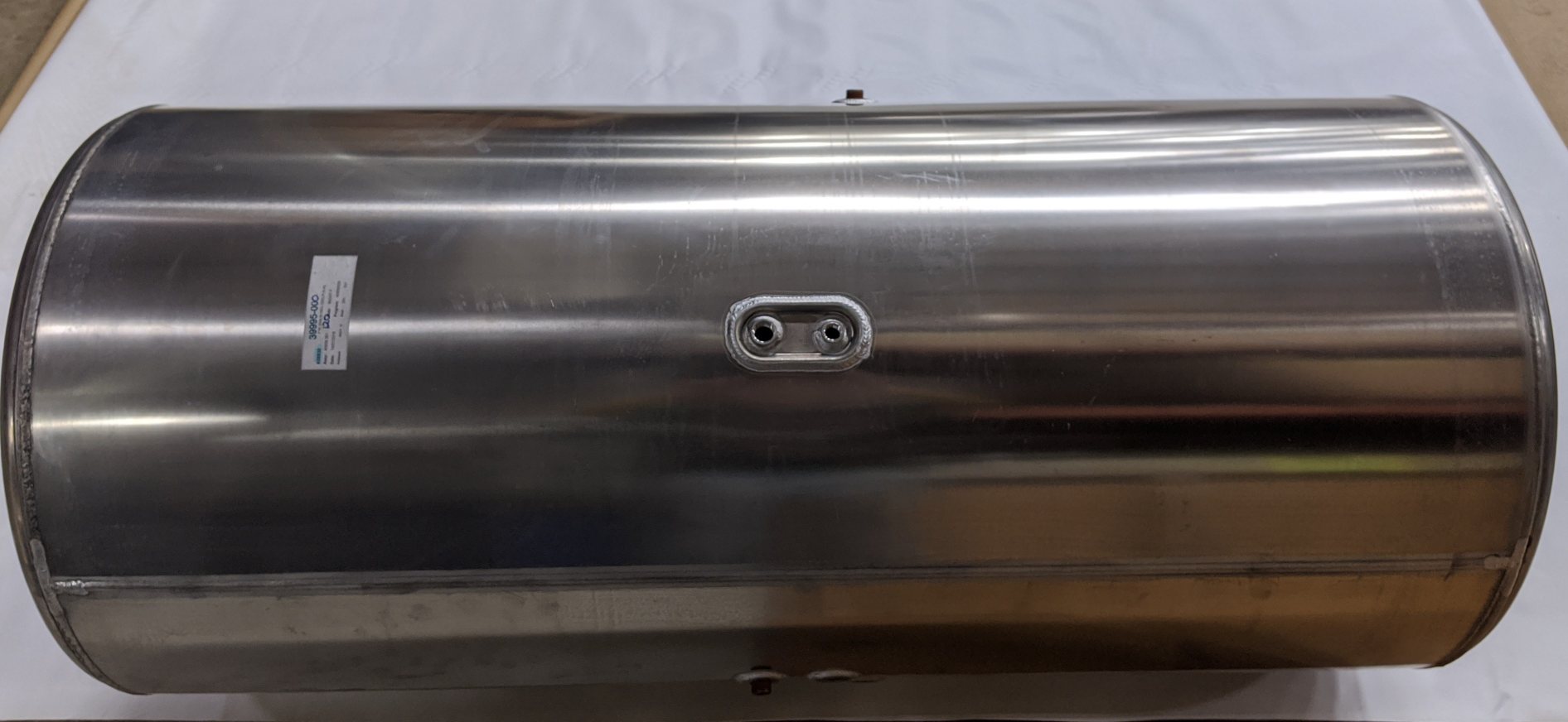 Freightliner RH 120 Gal. 25" Dia. 39" Fill 53 1/2" Fuel Tank - P/N A03-40938-391 (9904414392636)