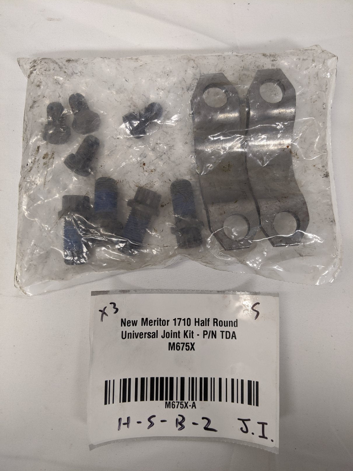 New Meritor 1710 Half Round Universal Joint Kit - P/N TDA M675X (10162182488380)