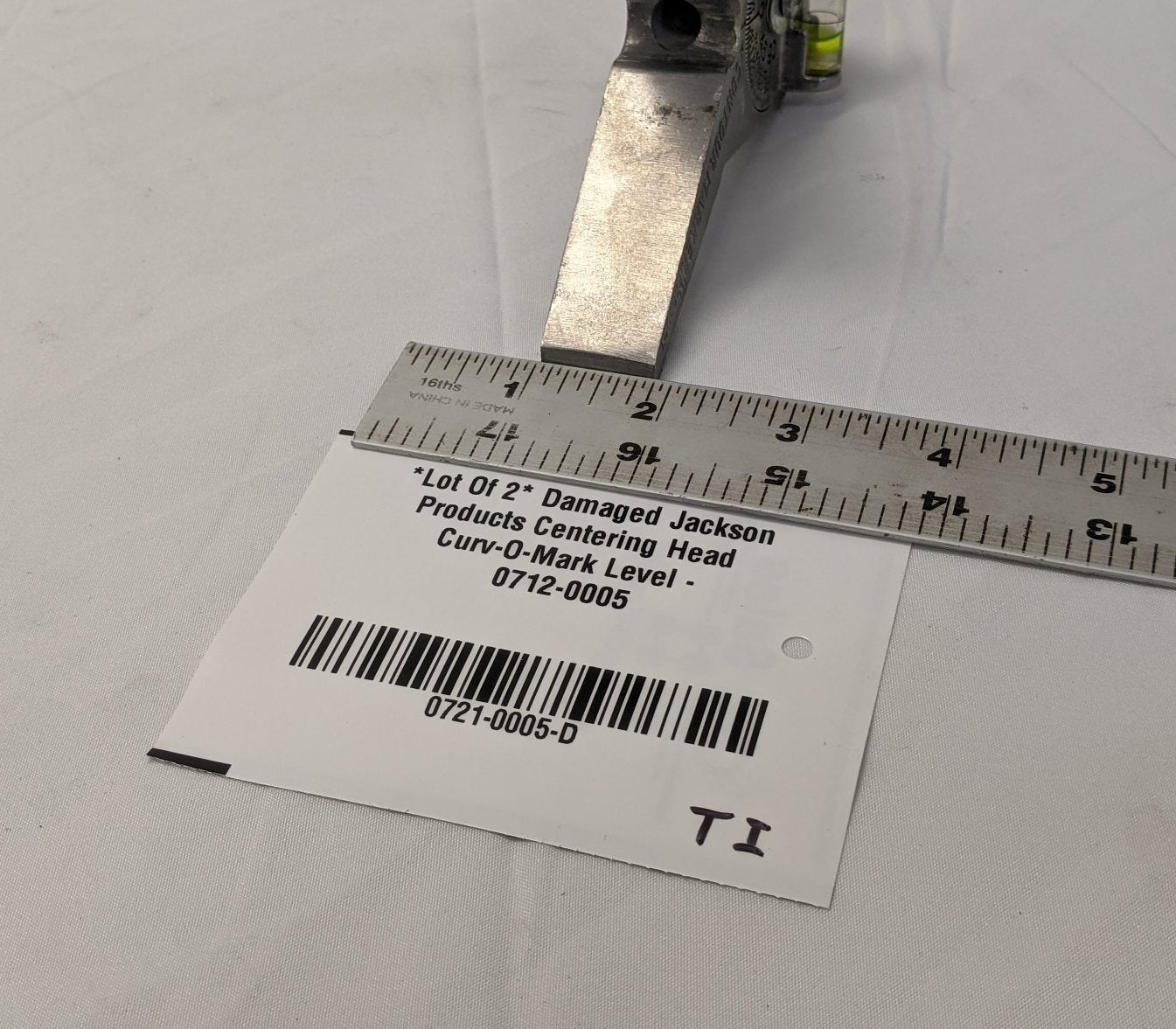 Jackson Curv-O-Mark Level | Lot of 2 | Damaged | Pipe Marker | 1/2"-4" | As-Is