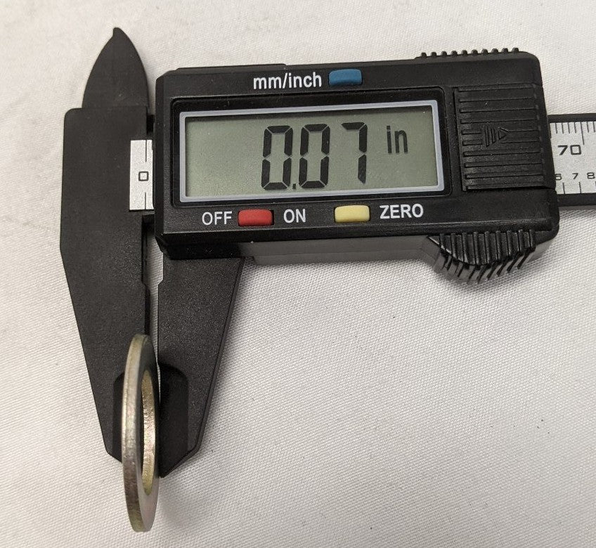 5/8" Zinc Plated Steel Washers - Lot of 200 - Flat Washers