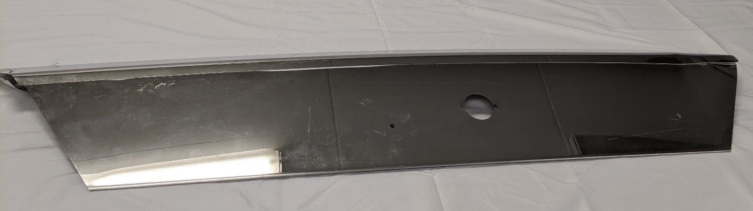 Damaged Western Star LH Stainless Steel SBA Cab Skirt - P/N  A18-65788-001