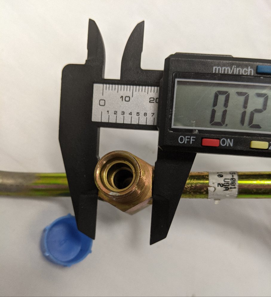 Freightliner Heater & A/C HVAC Front Wall Hardline - P/N 22-64745-001