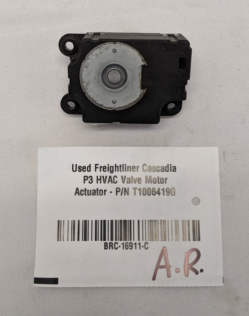 Used Freightliner Cascadia P3 HVAC Valve Motor Actuator - P/N T1006419G
