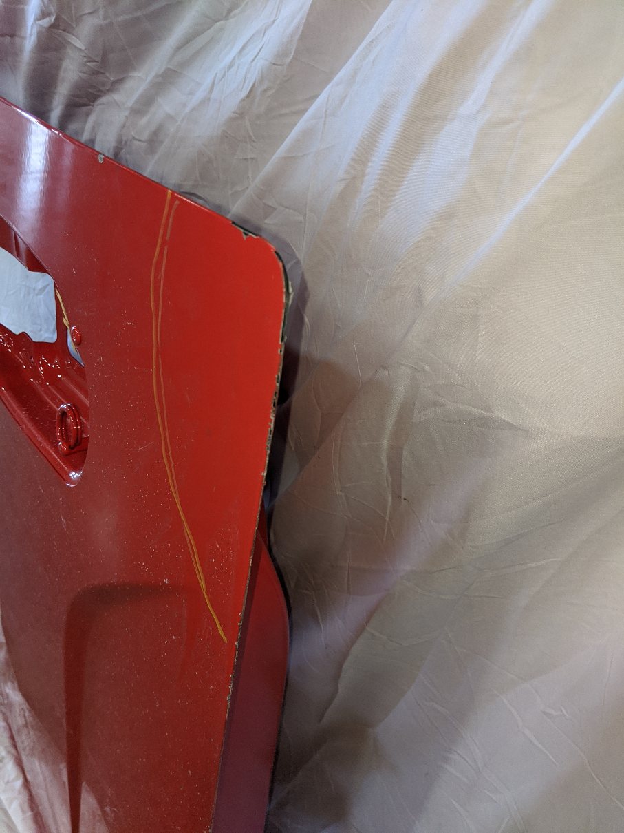 Damaged (1/2 Hr) Western Star 49x, 47X, 57X LH Cab Door Shell -P/N A18-74435-000 (10084790731068)