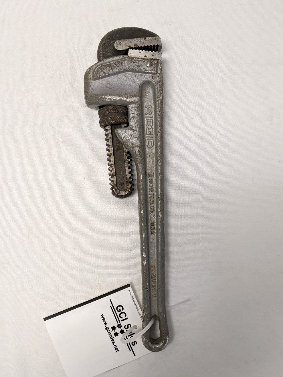 *Lot Of Two* Used Ridgid (2) 14" Aluminum Straight Pipe Wrenches