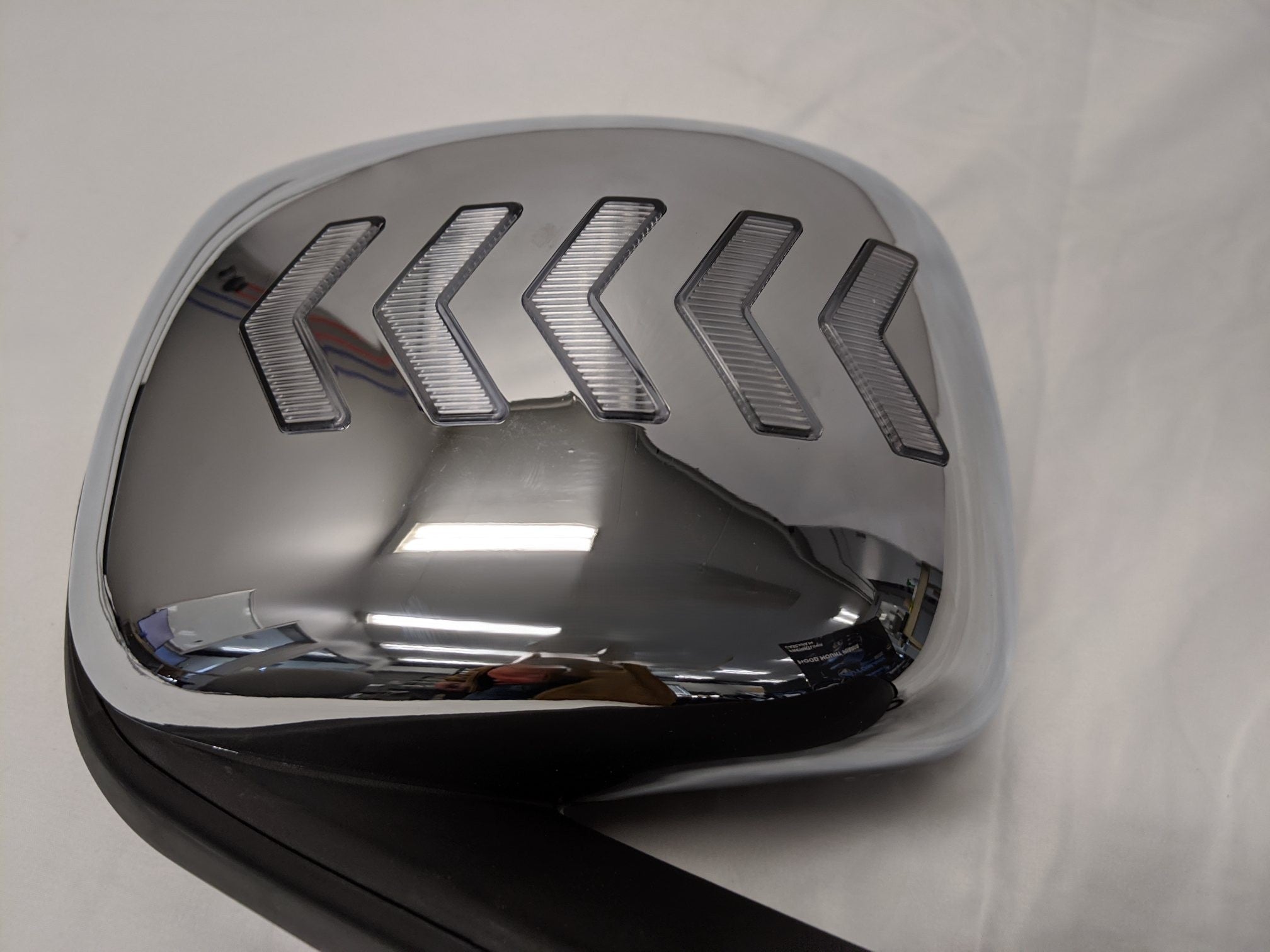 Freightliner Cascadia P4 RH Chrome Hood Mirror - P/N 563.46092DCY