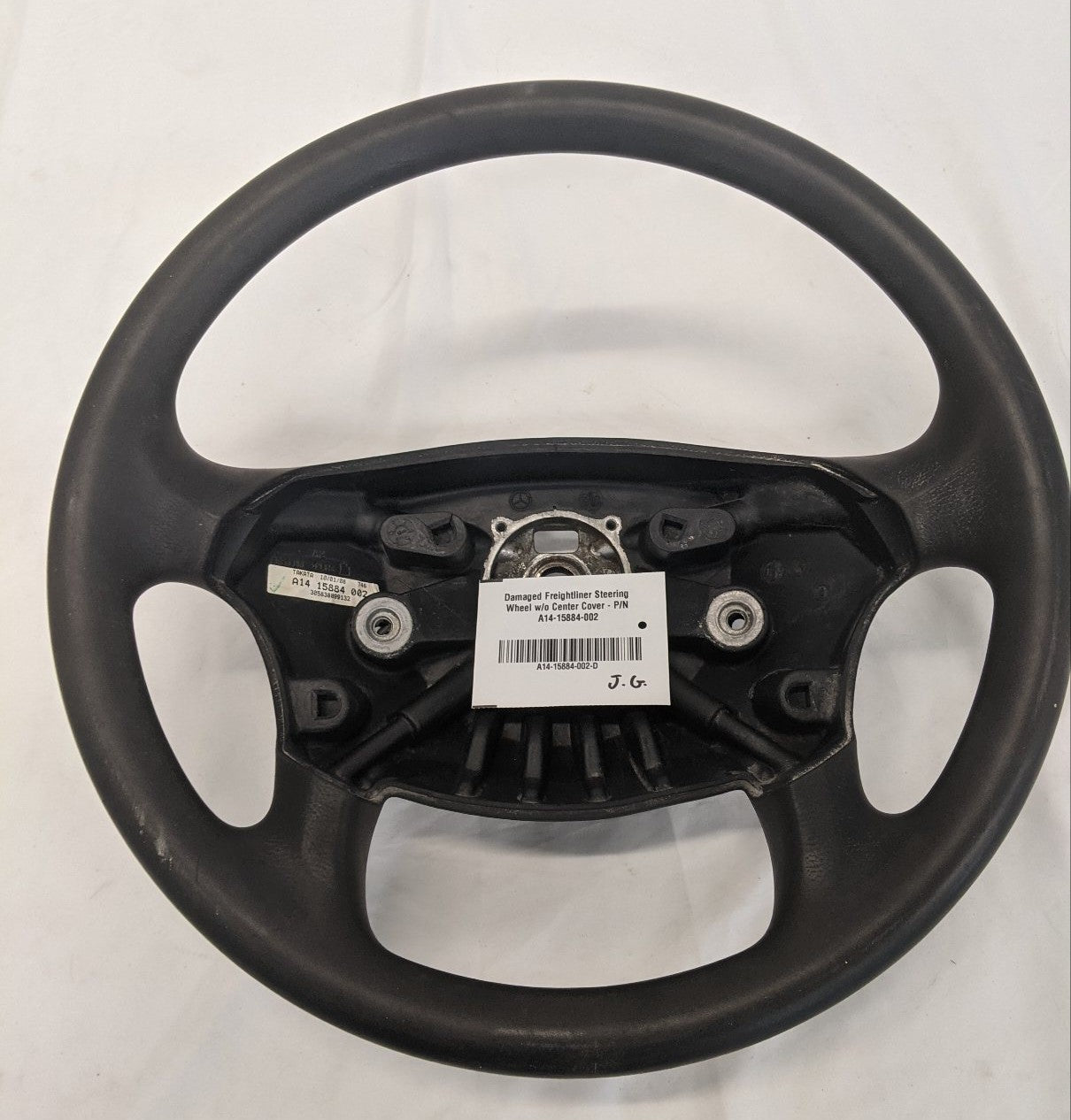 Damaged Freightliner Steering Wheel w/o Center Cover - P/N  A14-15884-002