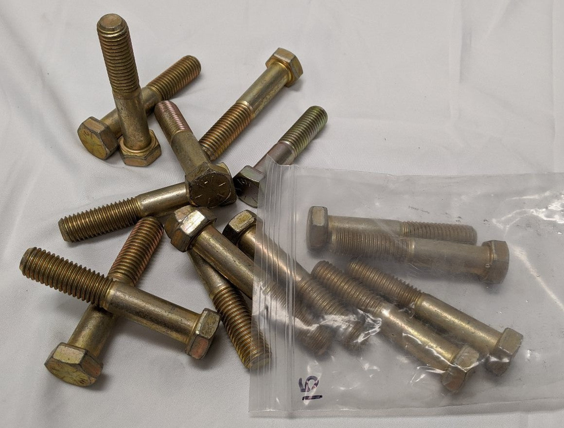 *Lot of 15* New 5/8"-11 x 3" Partly Threaded Coarse Grade 8 Steel Hex Bolts