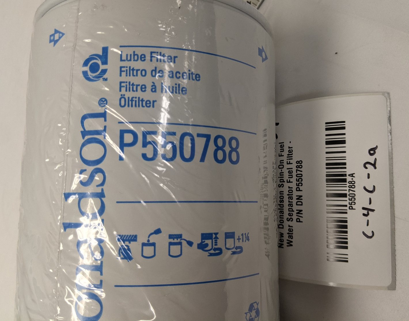 Donaldson Spin-On Fuel Water Separator Fuel Filter - DN P550788