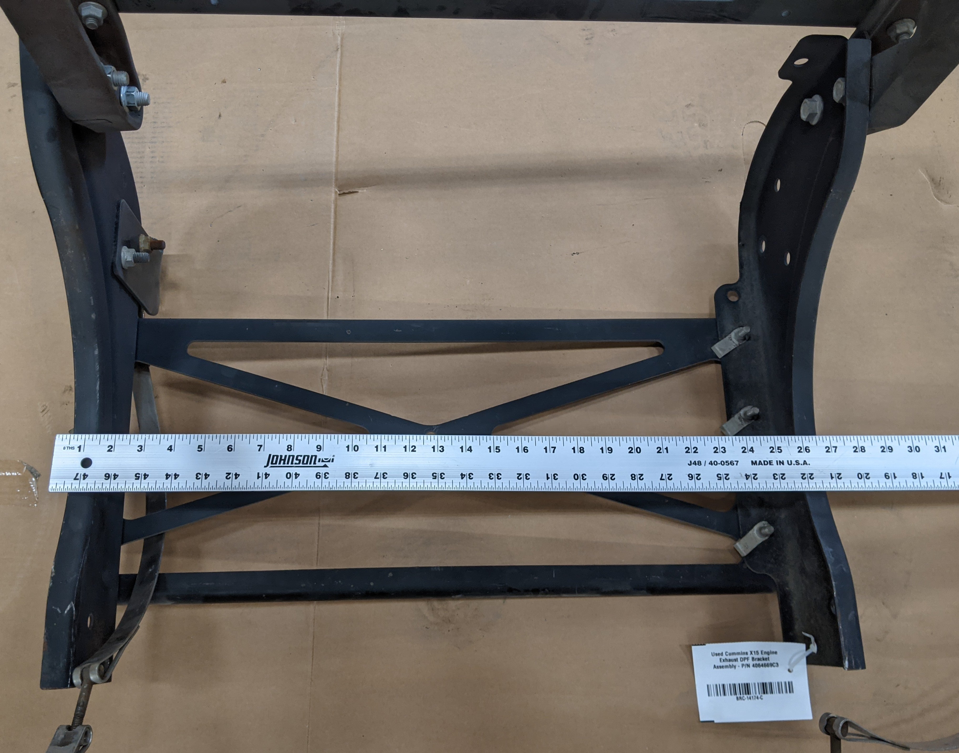 Used Cummins X15 DPF Bracket Assembly | P/N 4064669C3