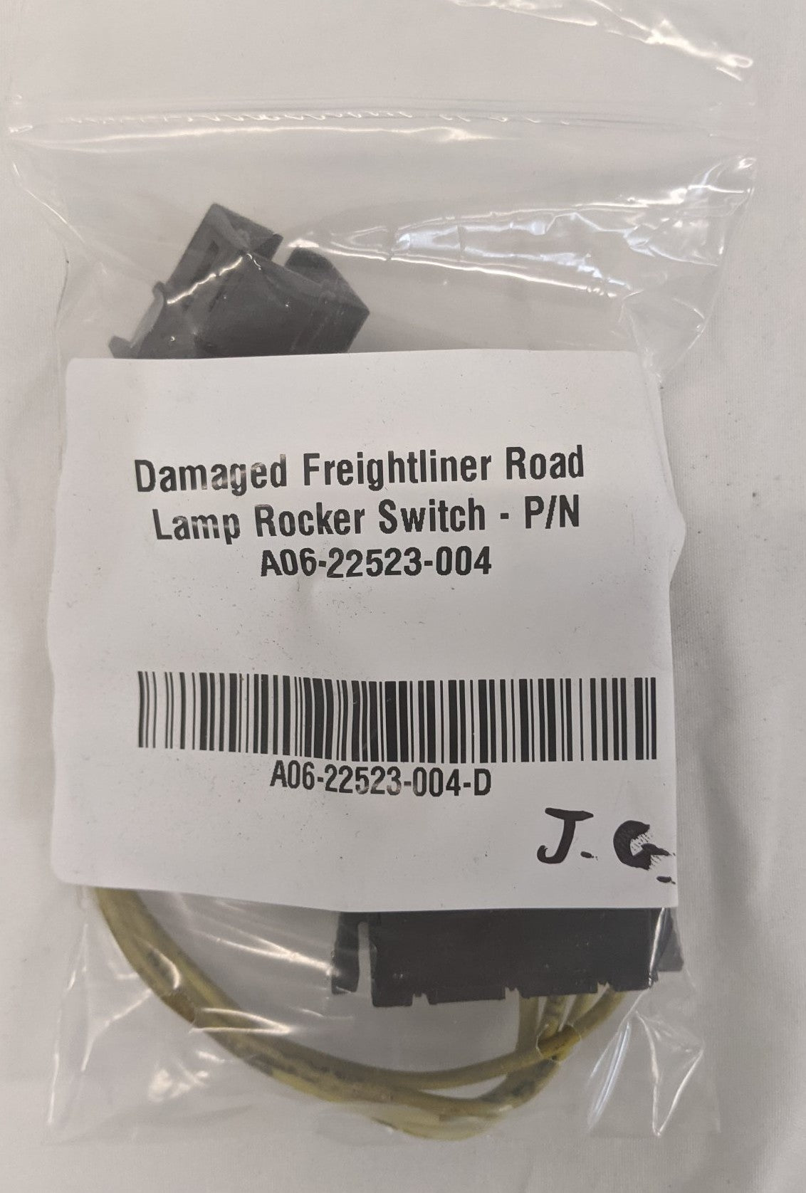Damaged Freightliner Road Lamp Rocker Switch - P/N A06-22523-004