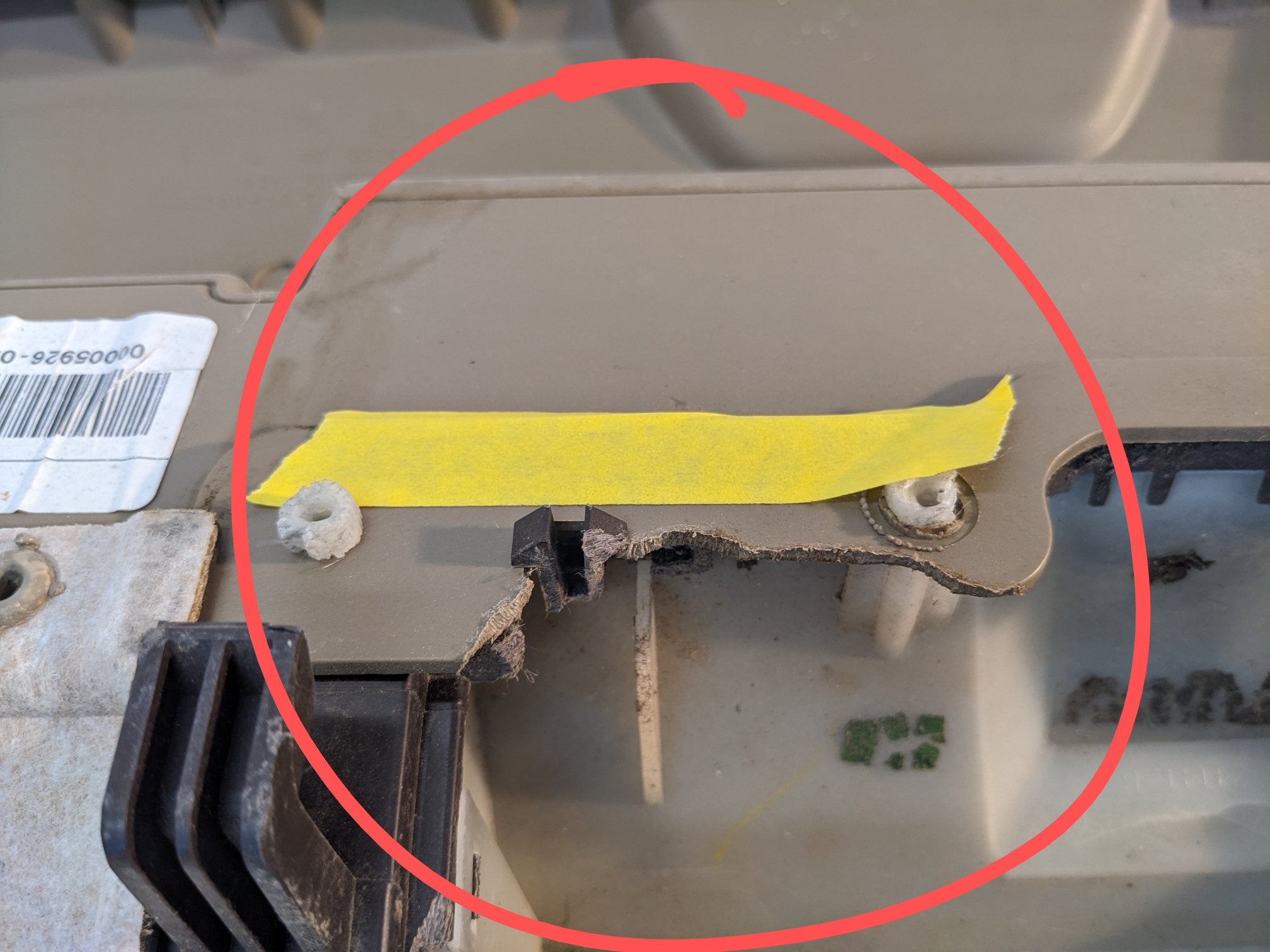 Damaged Dodge Ram 1500 Front LH Door Panel Assembly - P/N 00005926-04-0001 (10090302112060)
