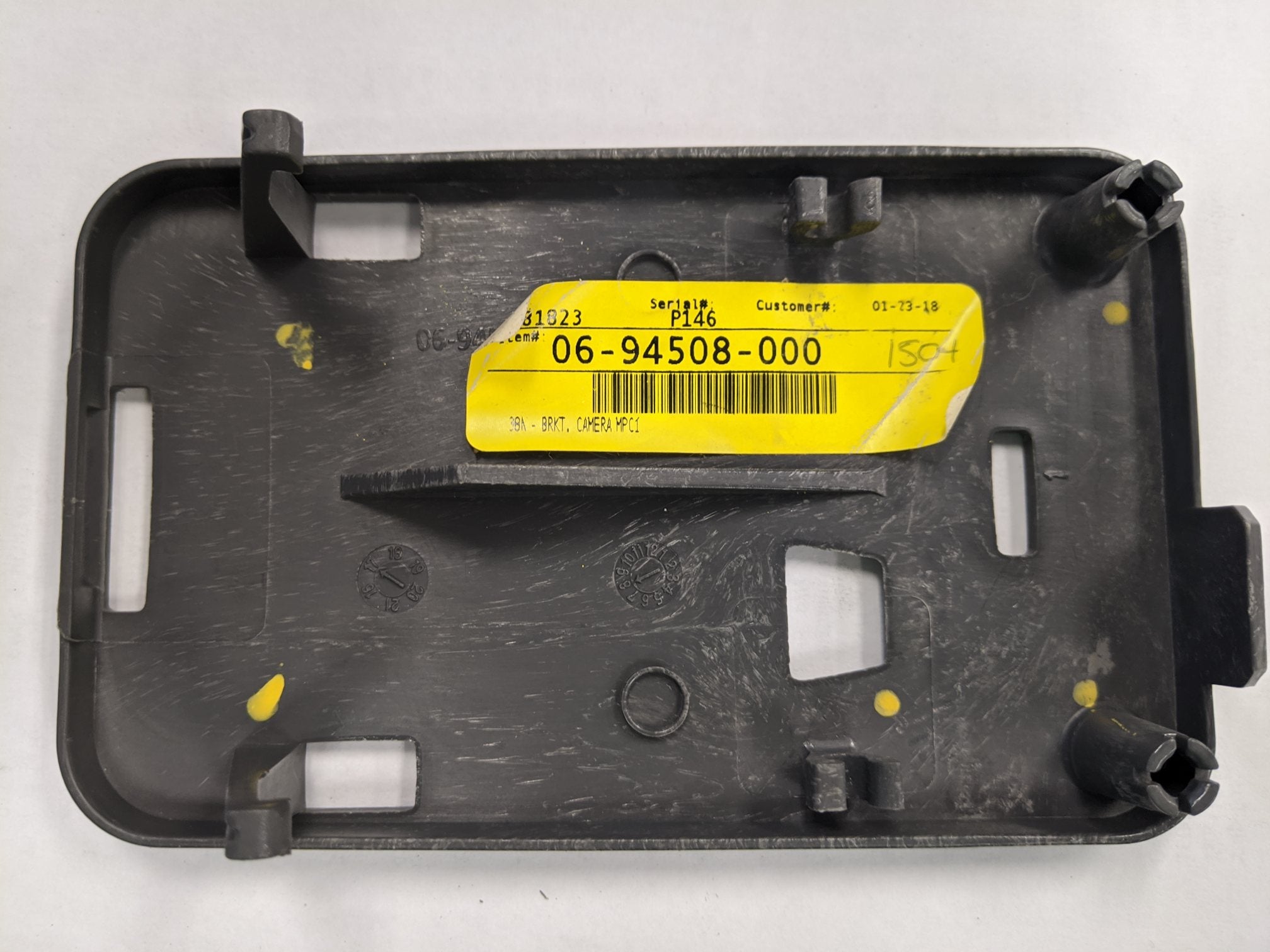 Used Freightliner Lane Departure MPC Camera Bracket - P/N 06-94508-000 (10058711564604)