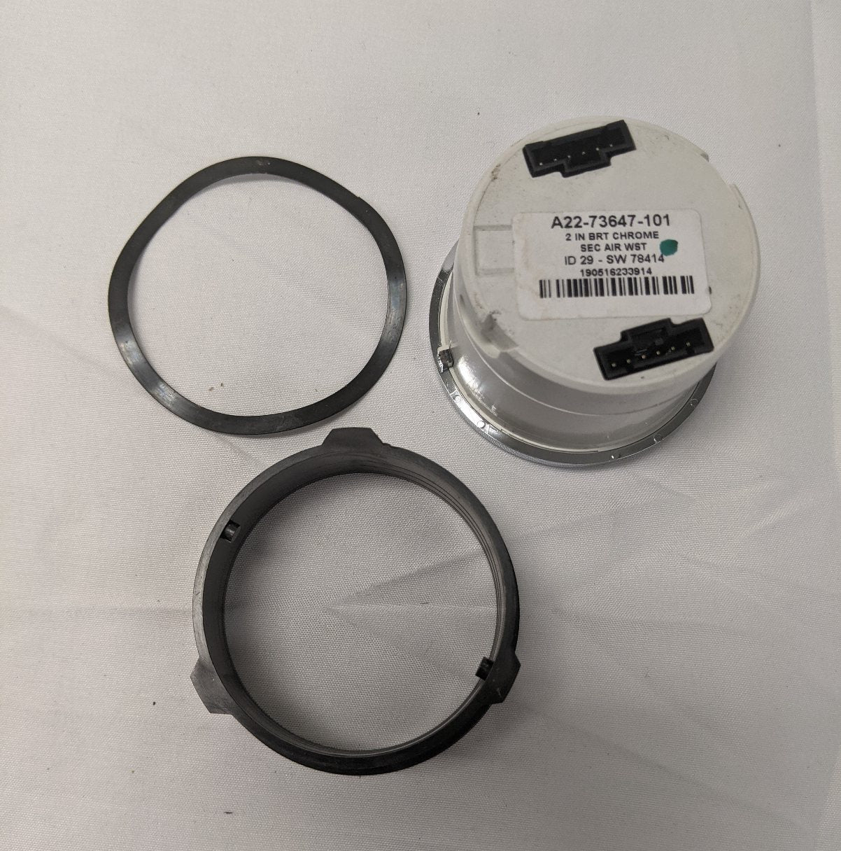 Wester Star Chrome Secondary Air Pressure PSI Gauge - P/N A22-73647-101