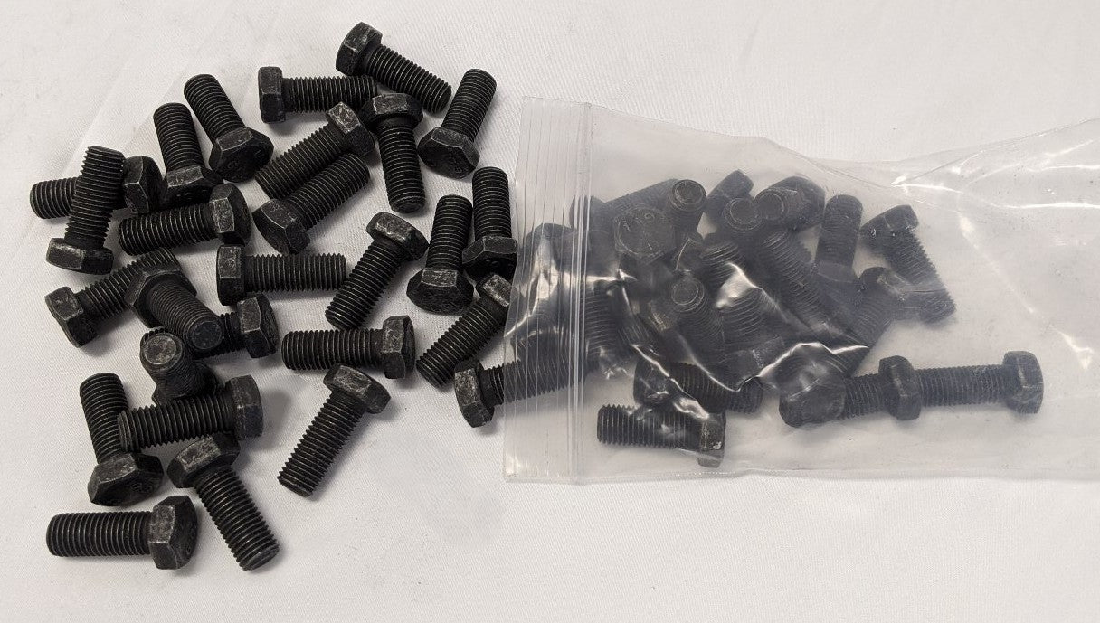 *Lot of 50* New M12-1.5mm x 30mm Fully Threaded Grade 10.9 Steel Hex Bolts