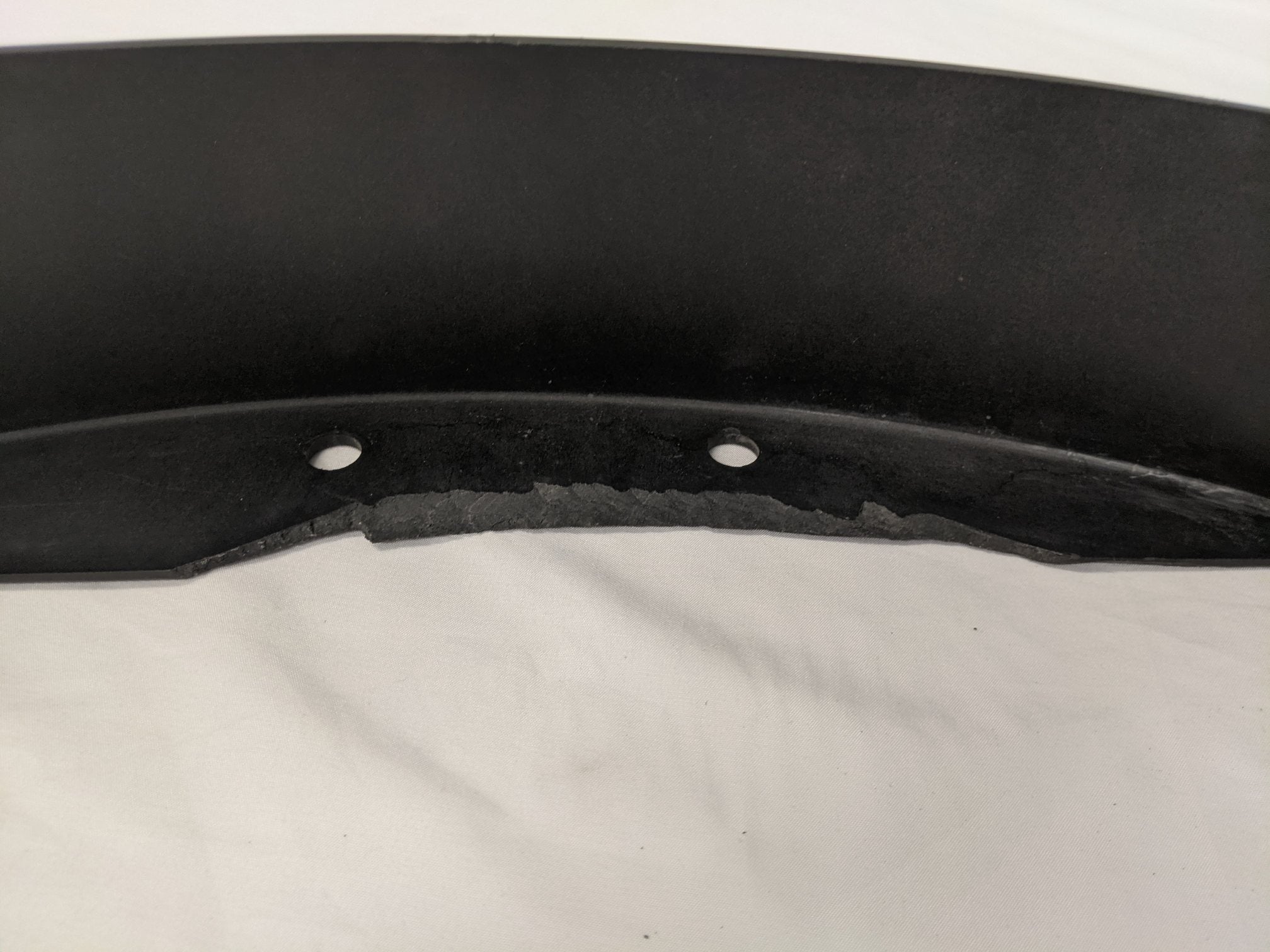 Damaged Freightliner Black Radiator Fan Shroud Top - P/N 05-30848-000