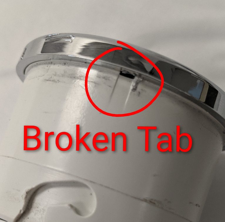 Damaged Western Star Turbo Air Pressure PSI Gauge w/o Mount - P/N A22-73647-102