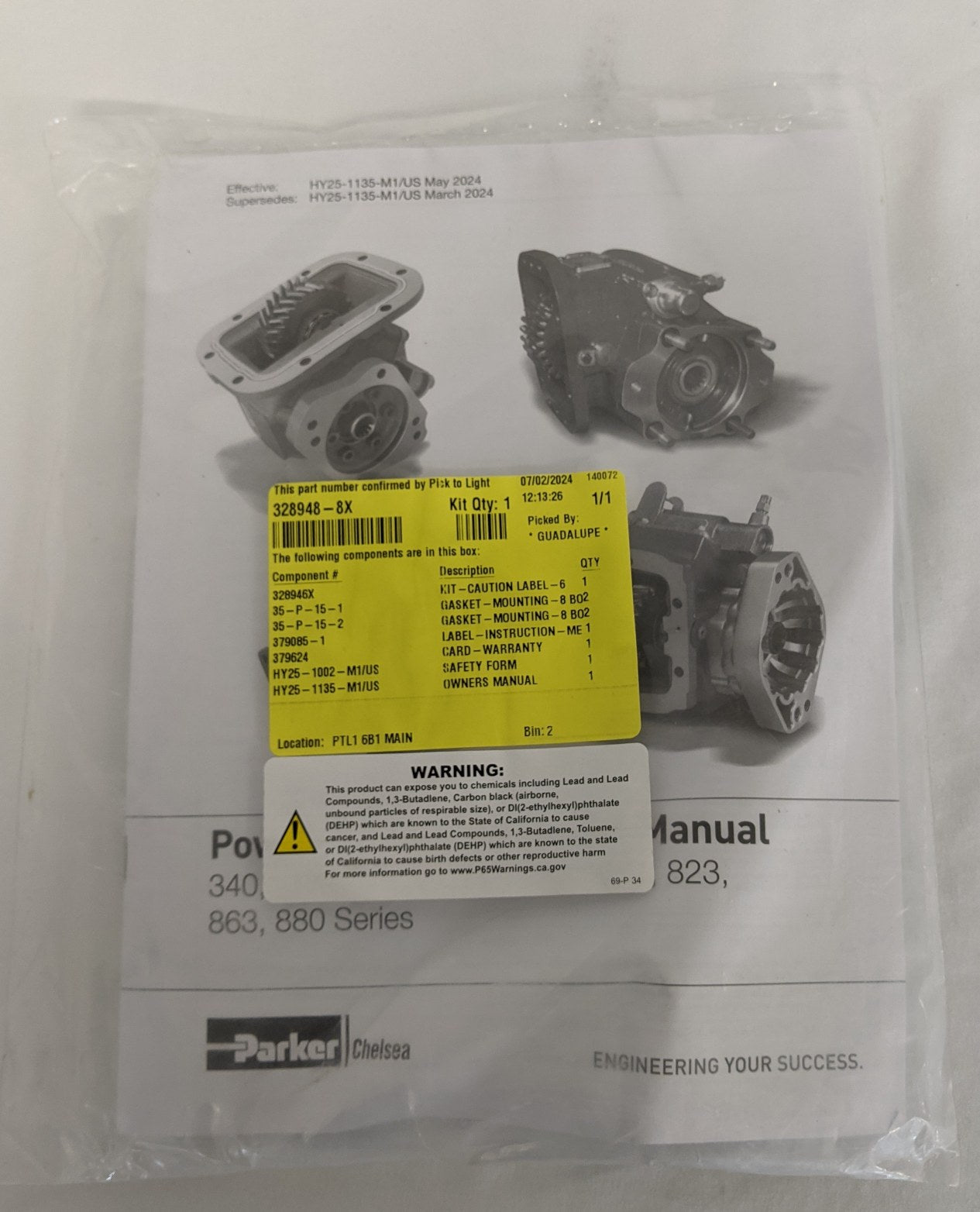 POCHA✕2 Chelsea Power Takeoff PTO Assembly (CHL 489XFAHX V3XK) - New
