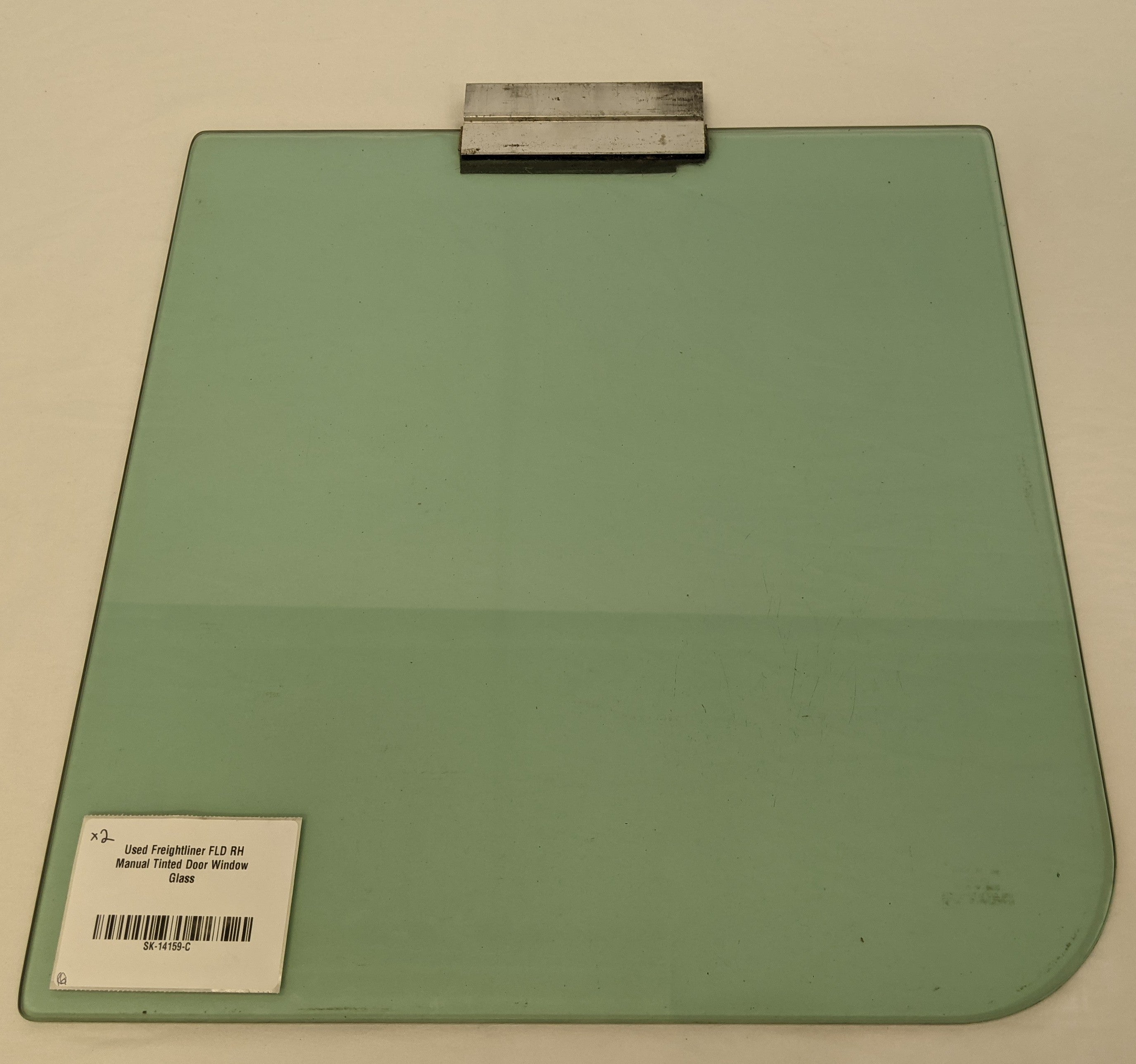 Used Freightliner FLD RH Manual Tinted Door Window Glass - P/N 18-17450-001 (10098486968636)