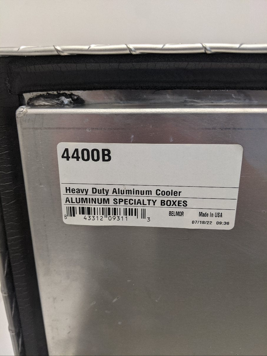 Belmor 48 Qt Diamond Aluminum Truck Cooler | BLR 4400B