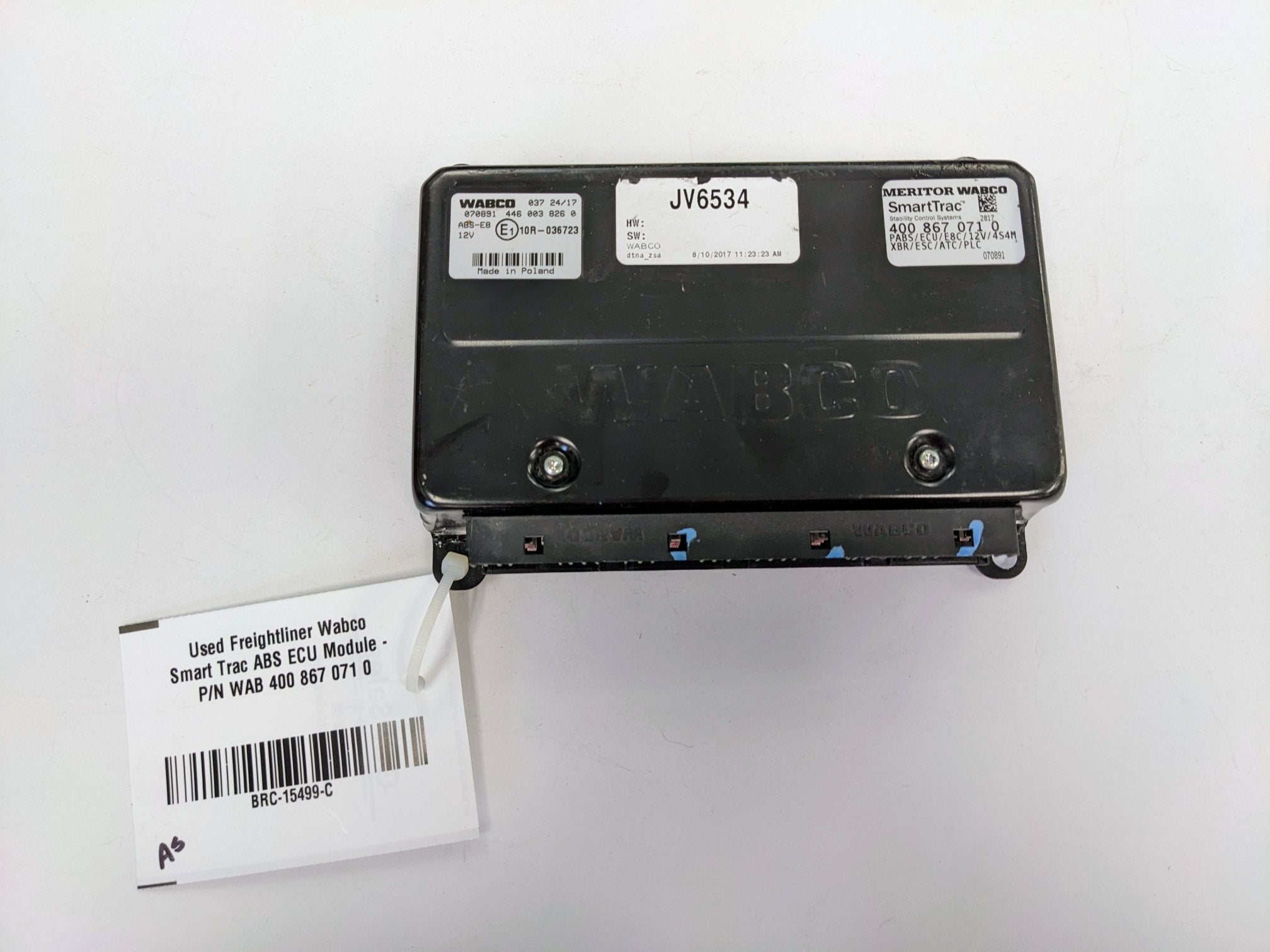 Used Freightliner Wabco Smart Trac ABS ECU Module - P/N WAB 400 867 071 0
