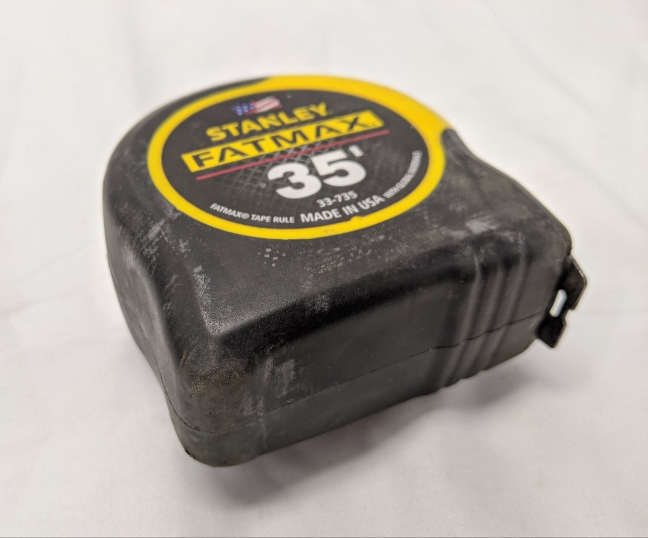 Stanley FatMax Tape Measure 35 FT Lot of 2 - 1" Blade Tape Lock Belt Clip 33-735