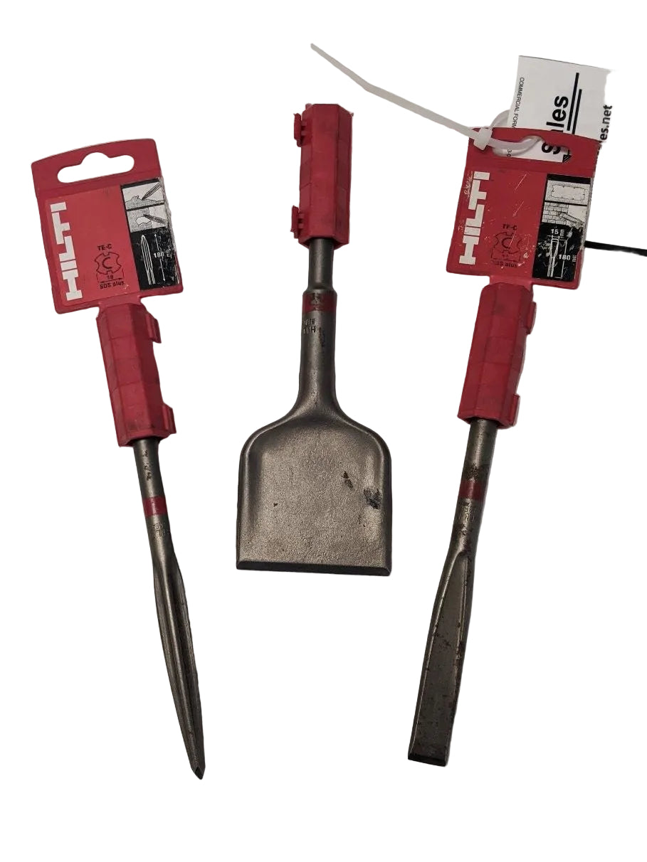 Hilti SDS+ Chisel Set (3pc) - 282298, 282300, 282302