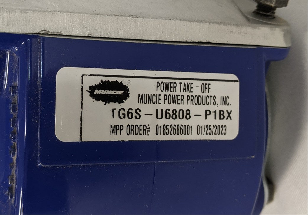 New Muncie TG Series Power Take Off PTO - P/N MPM TG6SU6808P1BX (9945152422204)