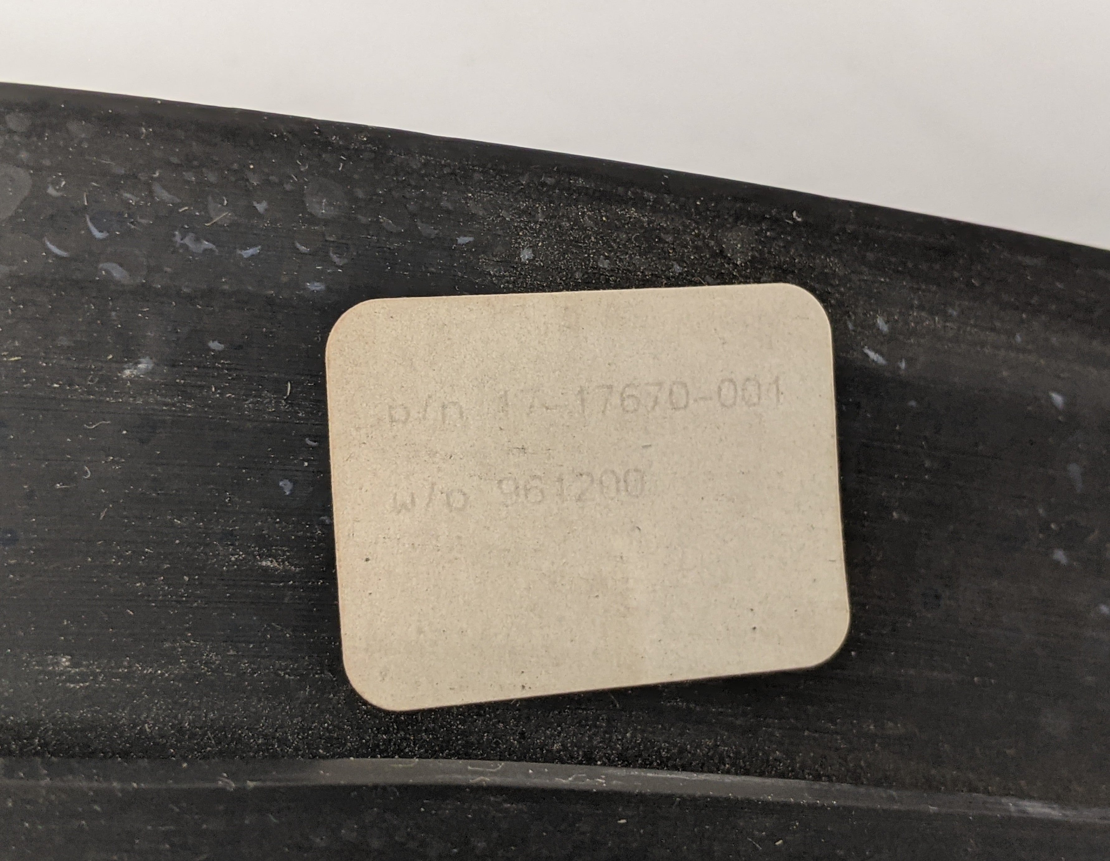 Freightliner M2 106V Rubber RH Hood Wheel Well Extender - P/N  17-17670-001 (3939514024022)