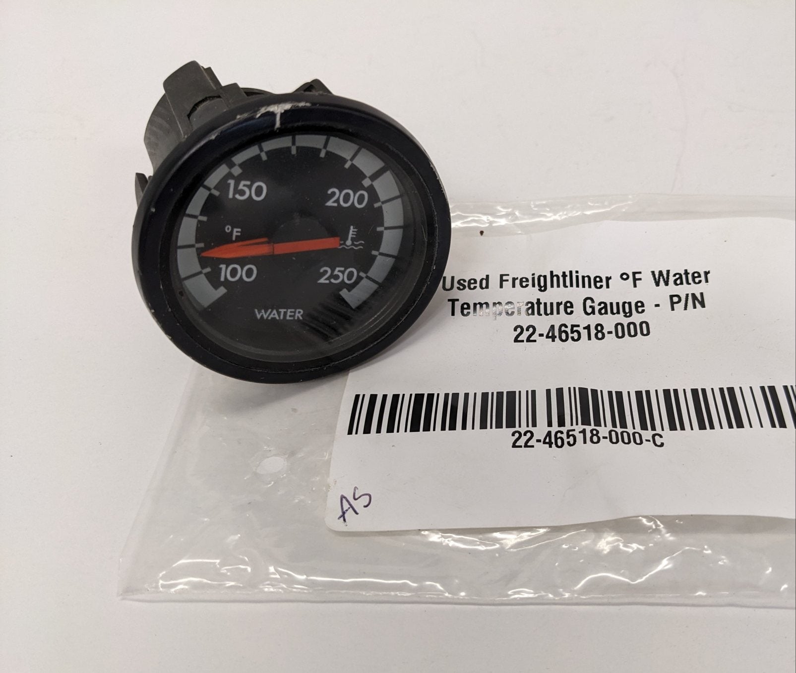Used Freightliner °F Water Temperature Gauge - P/N 2246518000 (10171396161852)