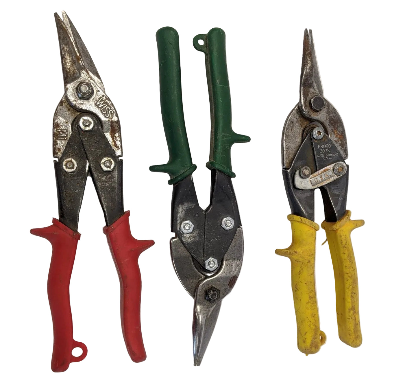Aviation Snips Set - Straight Right Left Cut Metal Cutting Shears | SK-15836-C