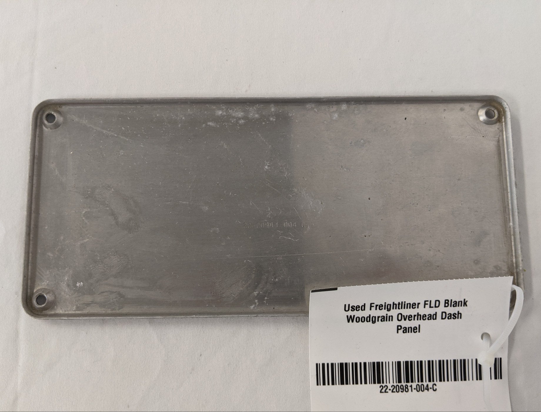 Used Freightliner FLD Blank Woodgrain Overhead Dash Panel - P/N 22-20981-004 (8048470655292)