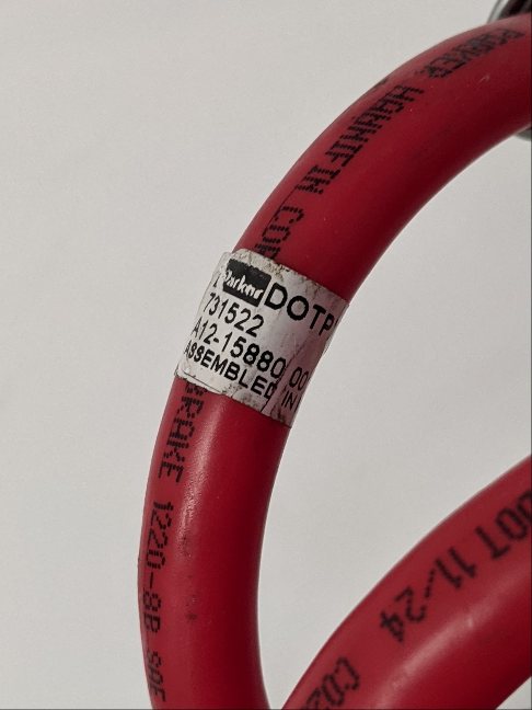 Parker 15' Red & Blue Coiled Trailer Air Lines A12-15880-001