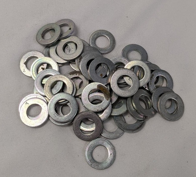 *Lot of 50* M10 x 20 mm x 2 mm Zinc Plated Steel Washers